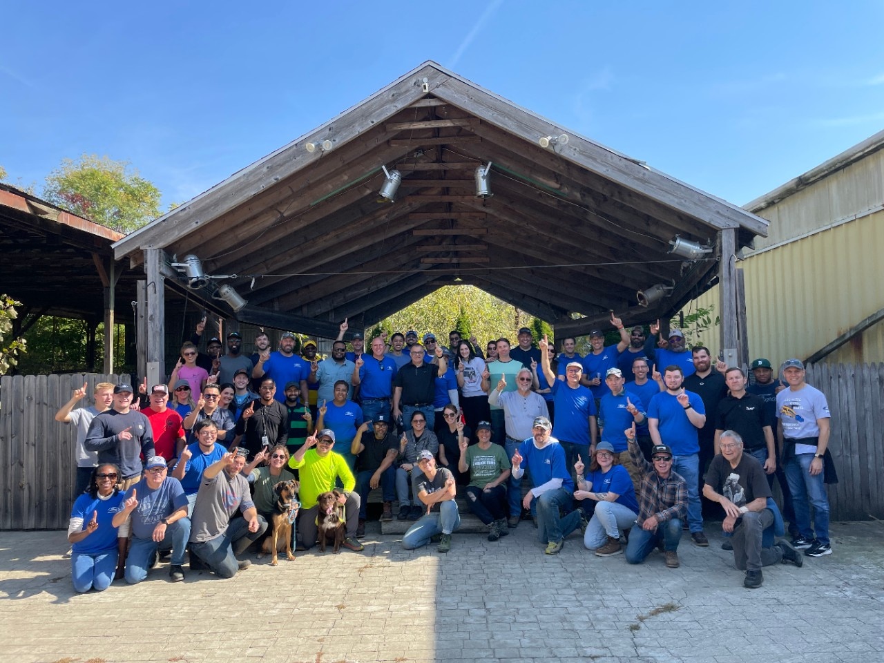 group photo of Ford team members