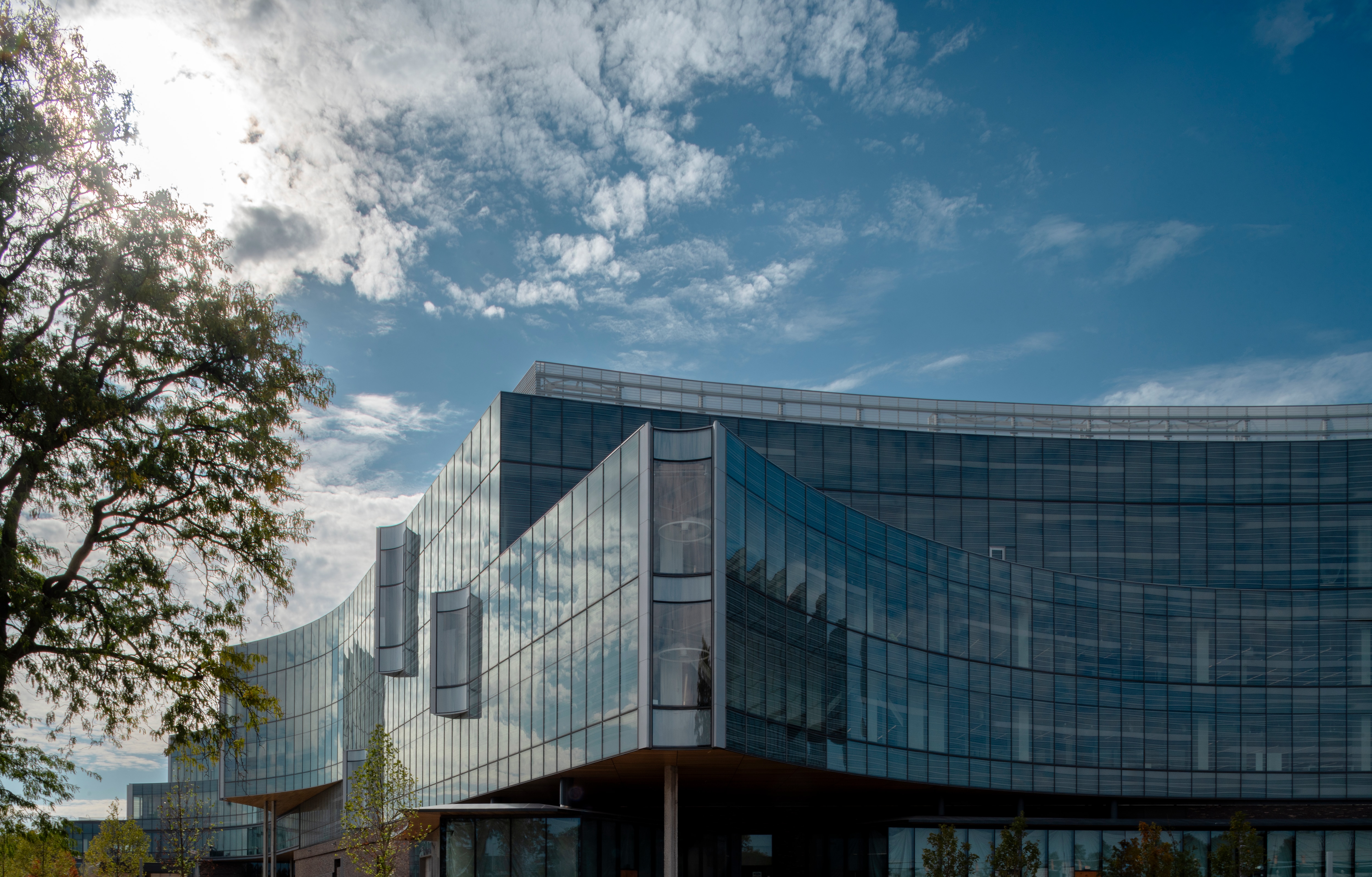 External picture of Ford's new world headquarters