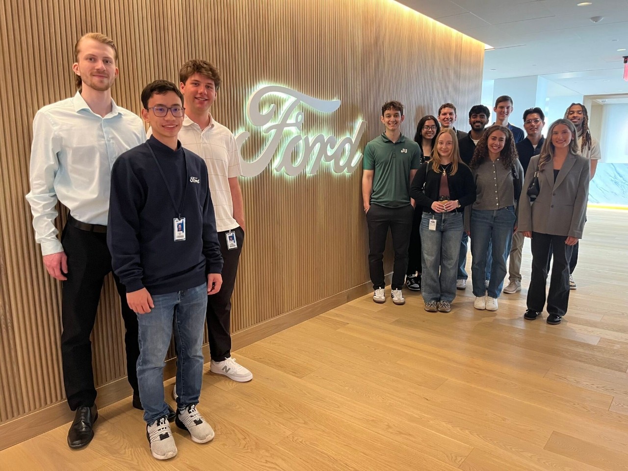 Interns on the Ford Campus