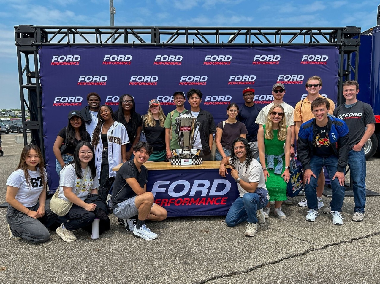 Interns at the Ford Performance Event