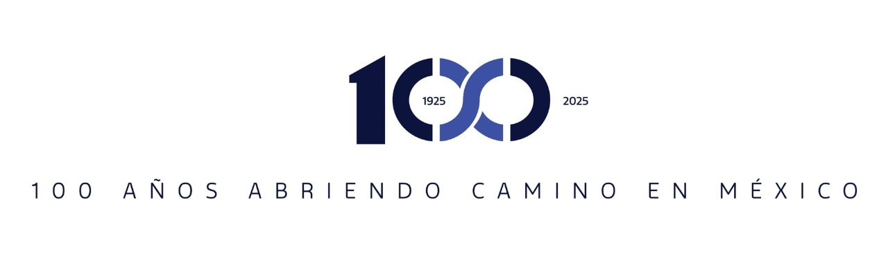 Ford Mexico 100 years logo